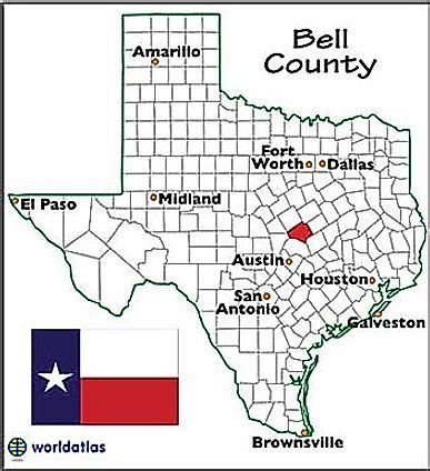 Texas bell county - The Tax Appraisal District is contracted by Bell County and most entities within Bell County to collect property taxes. The Tax Appraisal District DOES NOT report to the Tax Assessor-Collector or Bell County. For more information see the Texas Comptroller site.